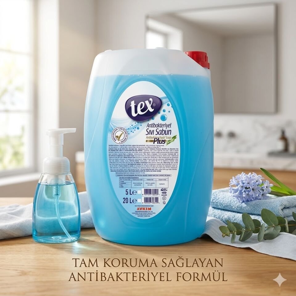 Tex Sıvı El Sabunu Antibakteriyel 5 Kg
