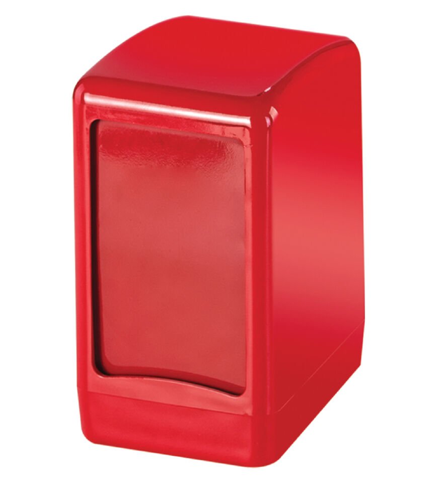 Masa Üstü Peçete Dispenseri Kırmızı (Hafif)