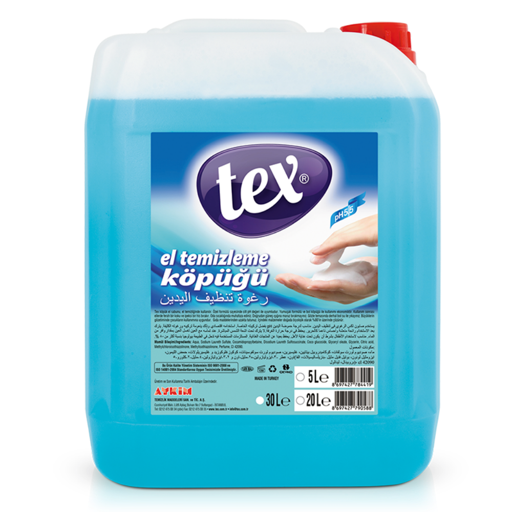 Tex Köpük El Sabunu 5 Kg