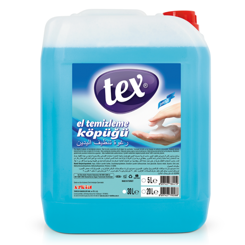 Tex Köpük El Sabunu 5 Kg