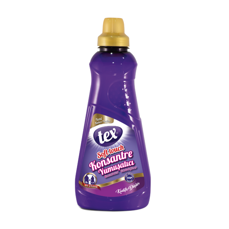 Tex Çamaşır Yumuşatıcısı Konsantre Kadife Düşler Mor 1.25 Kg