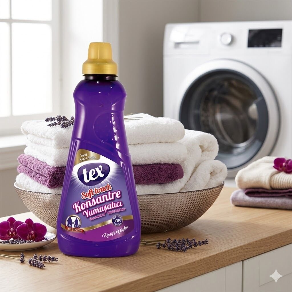 Tex Çamaşır Yumuşatıcısı Konsantre Kadife Düşler Mor 1.25 Kg