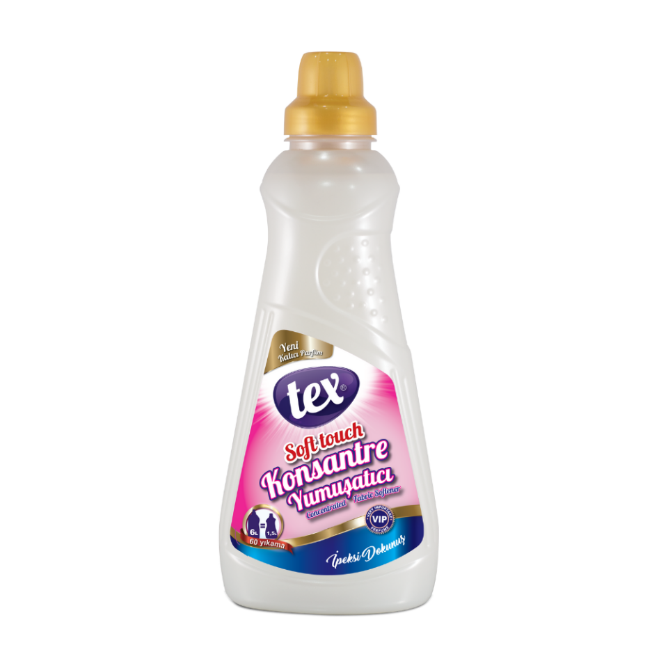Tex Çamaşır Yumuşatıcısı Konsantre İpeksi Dokunuş Beyaz 1.25 Kg