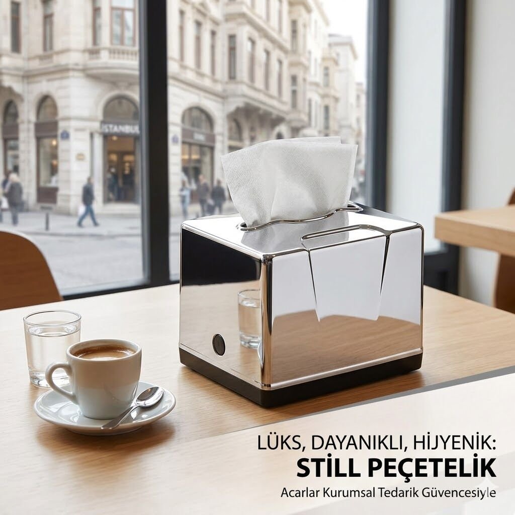 Still Peçetelik Krom Kaplama Ağır