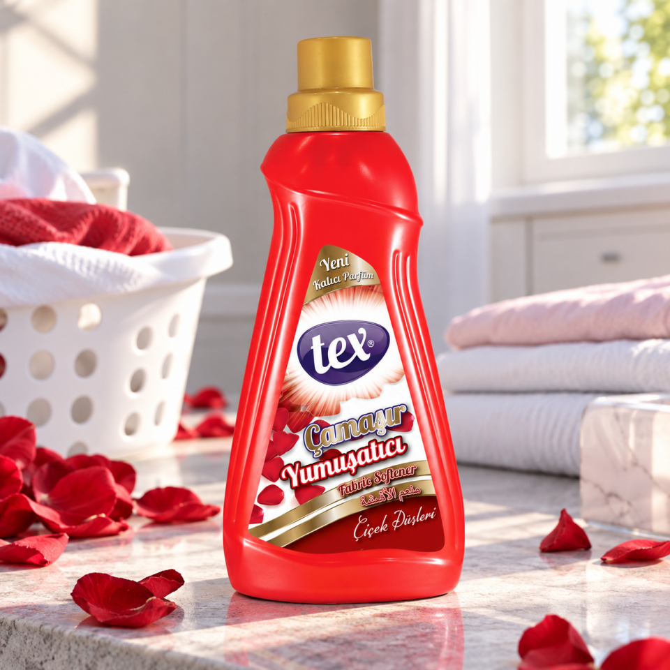 Tex Çamaşır Yumuşatıcısı Çicek Düşleri Kırmızı 1000 Gr