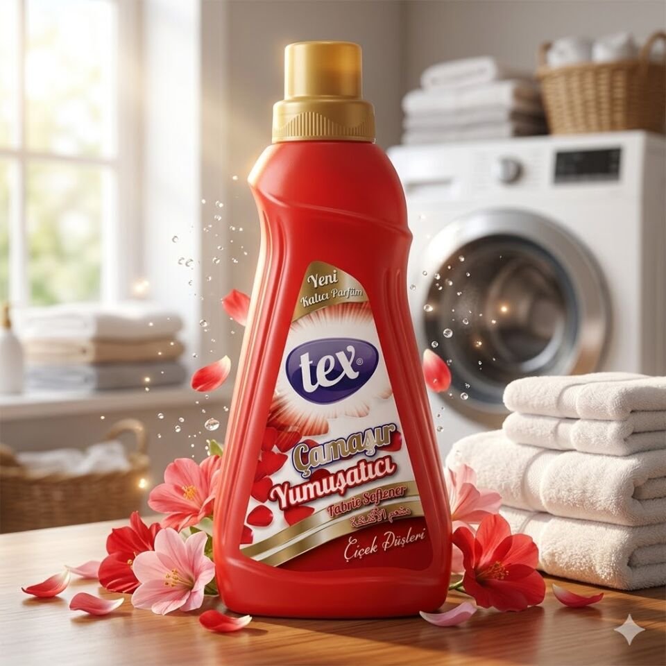 Tex Çamaşır Yumuşatıcısı Çicek Düşleri Kırmızı 1000 Gr