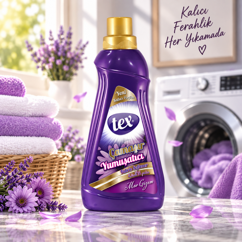 Tex Çamaşır Yumuşatıcısı Mor Gizem 1000 Gr