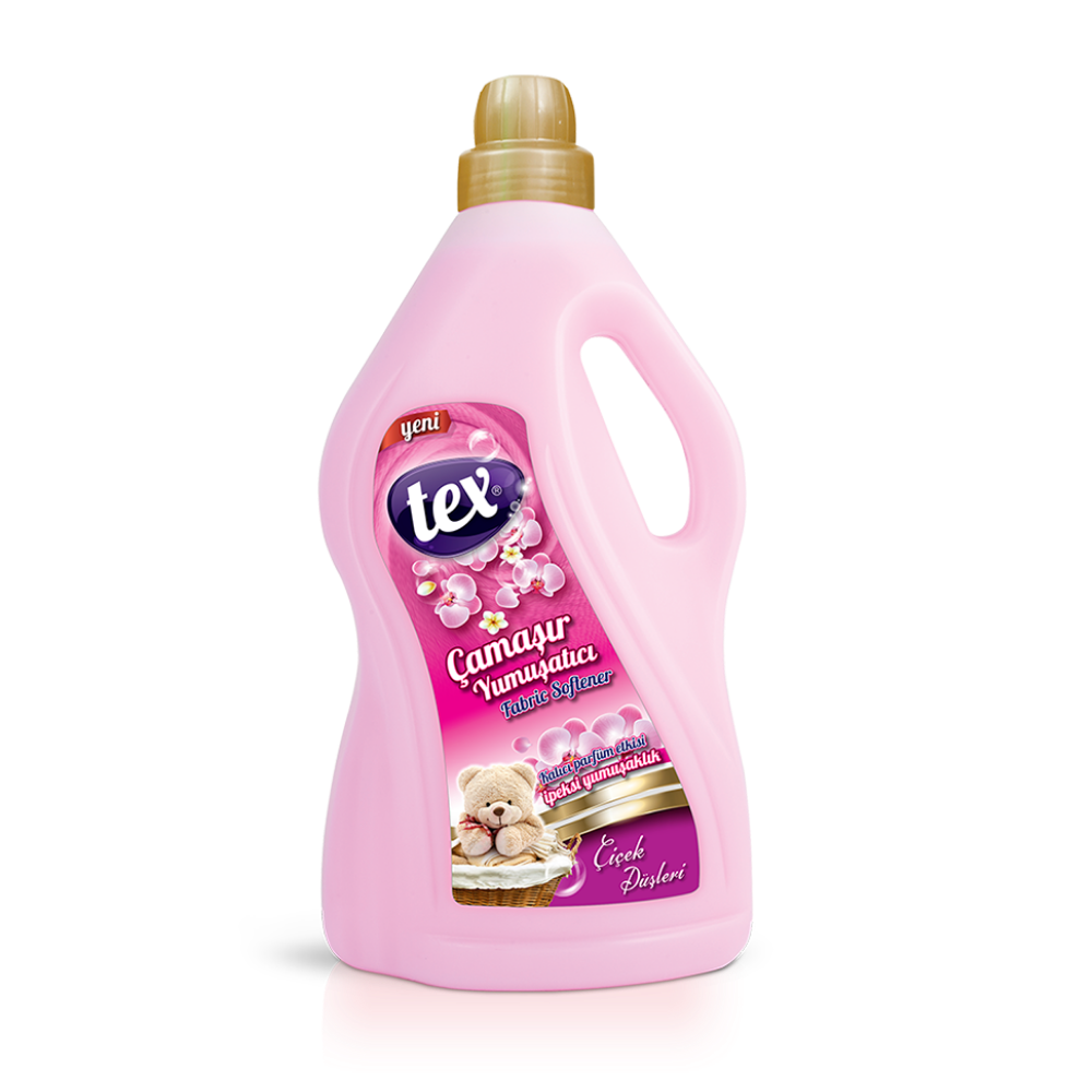 Tex Çamaşır Yumuşatıcıları Çiçek Düşleriİ (Pembe) 3 Kg