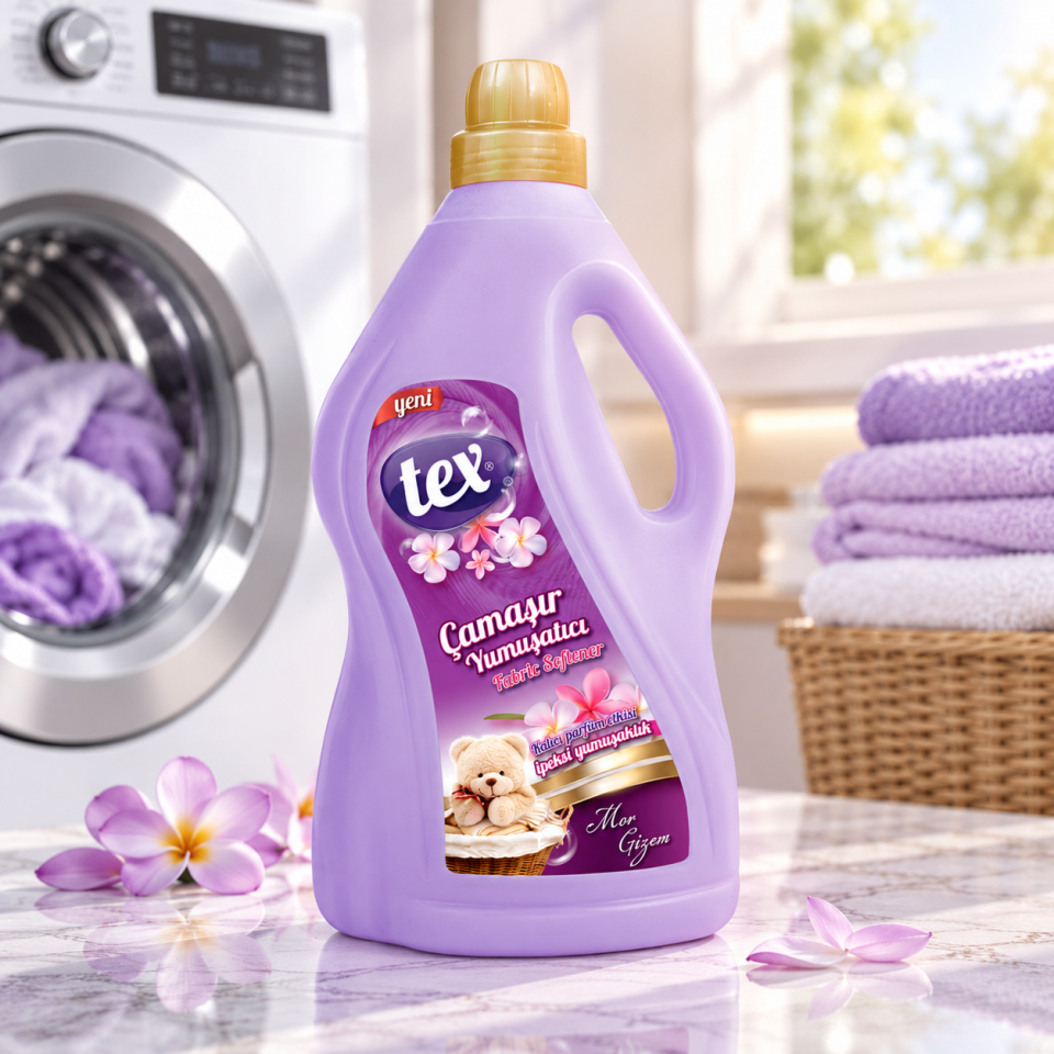 Tex Çamaşır Yumuşatıcısı Mor Gizem 3 Kg