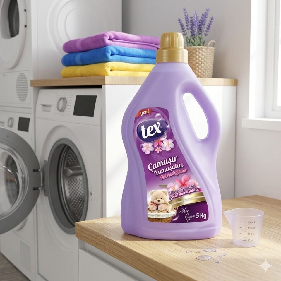 Tex Çamaşır Yumuşatıcıları Soft  (Mor) 5 Kg