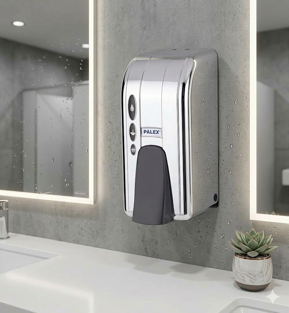 İnter Köpük Sabun Dispenseri Kartuşlu 1000Cc. Krom Kaplama