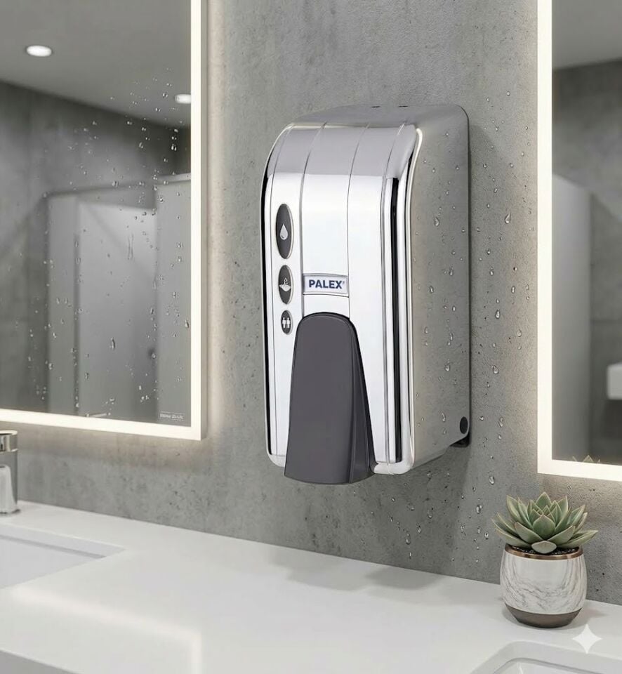 İnter Köpük Sabun Dispenseri Kartuşlu 1000Cc. Krom Kaplama