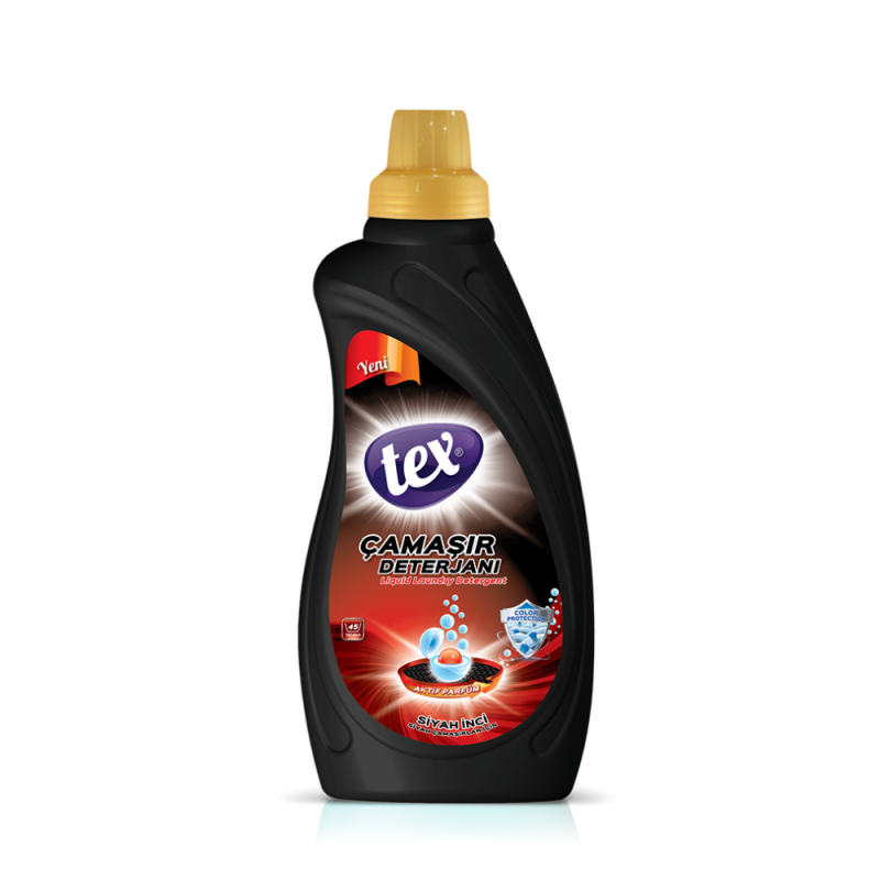 Tex Sıvı Çamaşır Deterjanı Siyah İnci 1 Kg