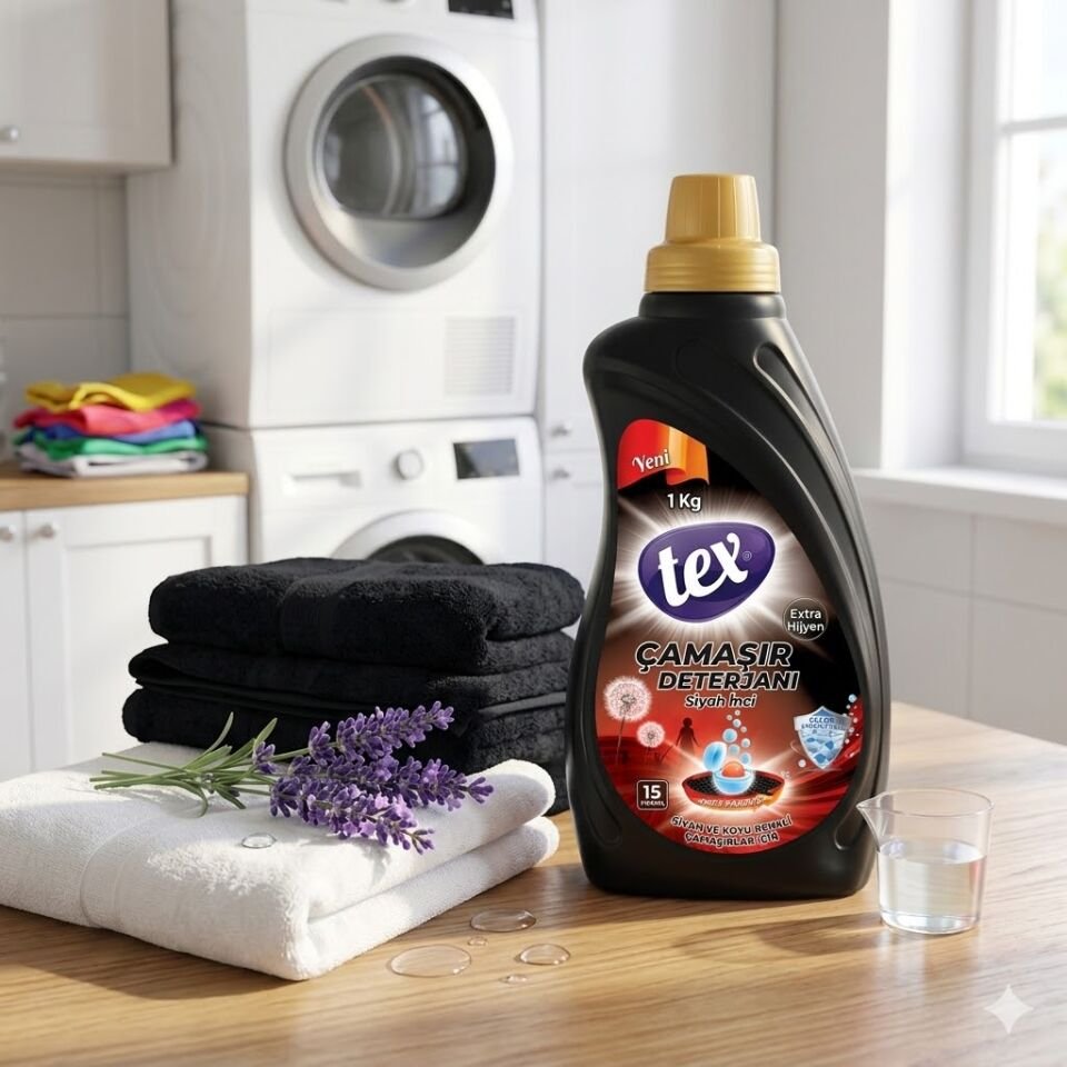 Tex Sıvı Çamaşır Deterjanı Siyah İnci 1 Kg