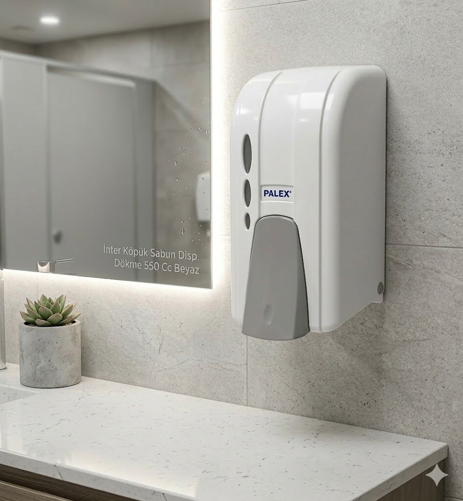 İnter Köpük Sabun Dispenseri Dökme 550 Cc Beyaz