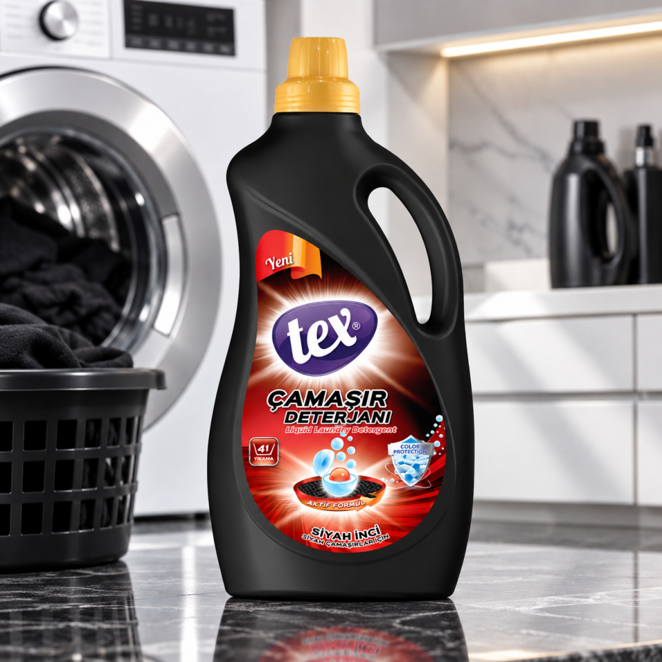 Tex Sıvı Çamaşır Deterjanı Siyah İnci 2,5 Kg