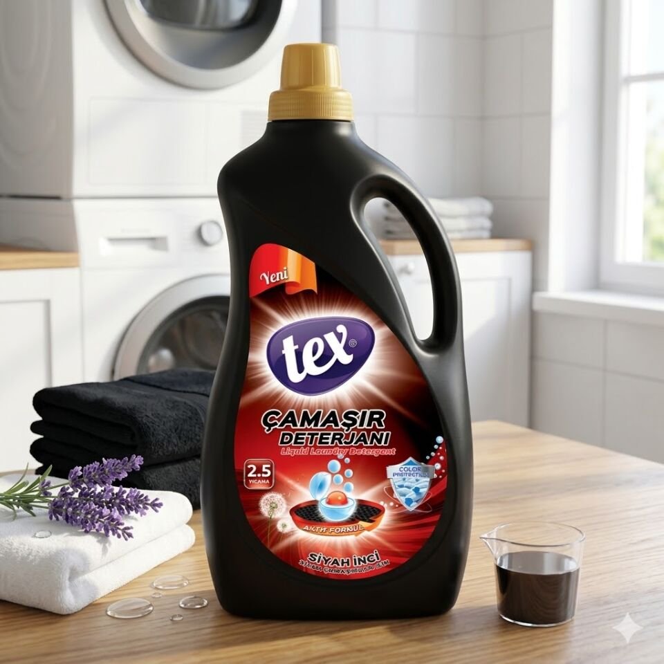 Tex Sıvı Çamaşır Deterjanı Siyah İnci 2,5 Kg