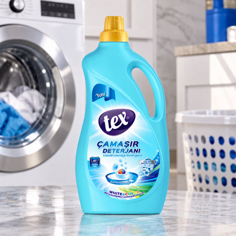 Tex Sıvı Çamaşır Deterjanı Whıte & Color 2,5 Kg