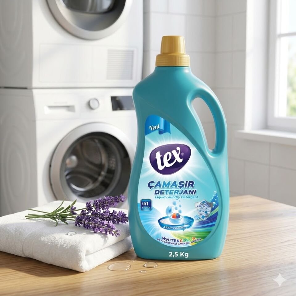 Tex Sıvı Çamaşır Deterjanı Whıte & Color 2,5 Kg