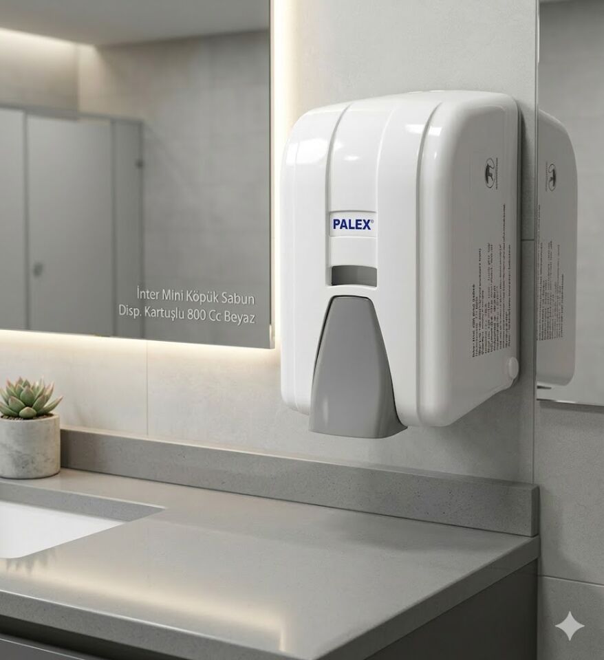 İnter Mini Köpük Sabun Disp. Kartuşlu 800 Cc Beyaz
