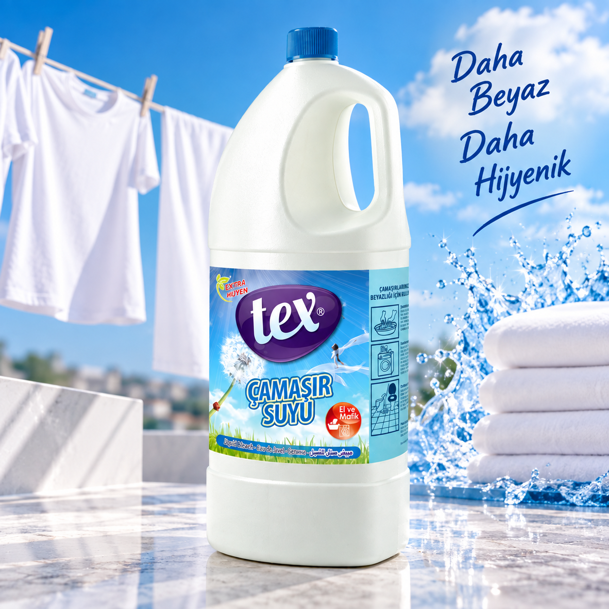 Tex Çamaşır Suyu Parfümlü 4 Kg