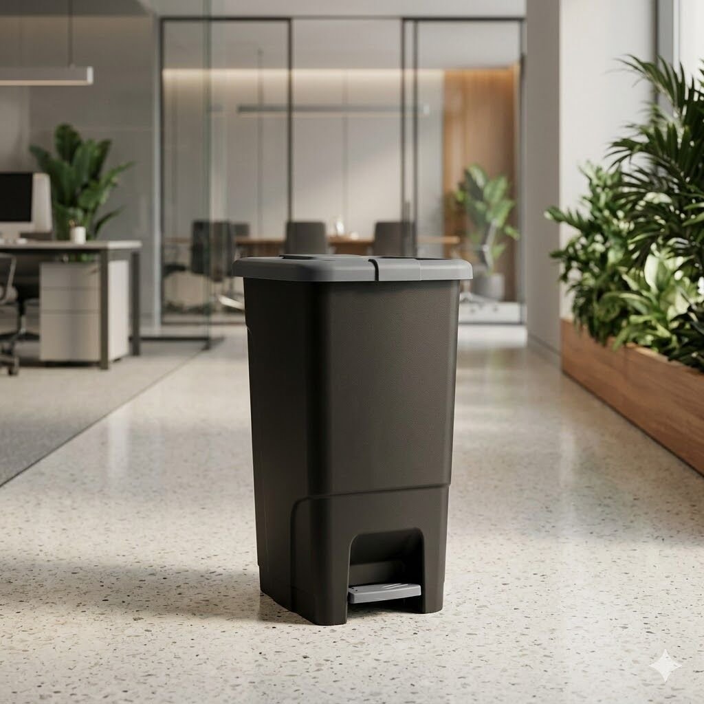 Slım Çöp Kovası 30 Lt. - Siyah