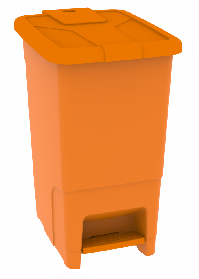 SLIM ÇÖP KOVASI 30 lt. TURUNCU