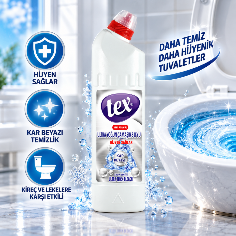 Tex Ultra Çamaşır Suyu Kar Beyaz 750 Gr