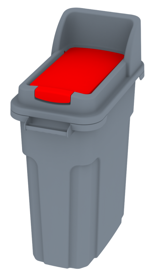 PİL ATIK KUTUSU KİLİTLİ KAPAKLI 70 LT