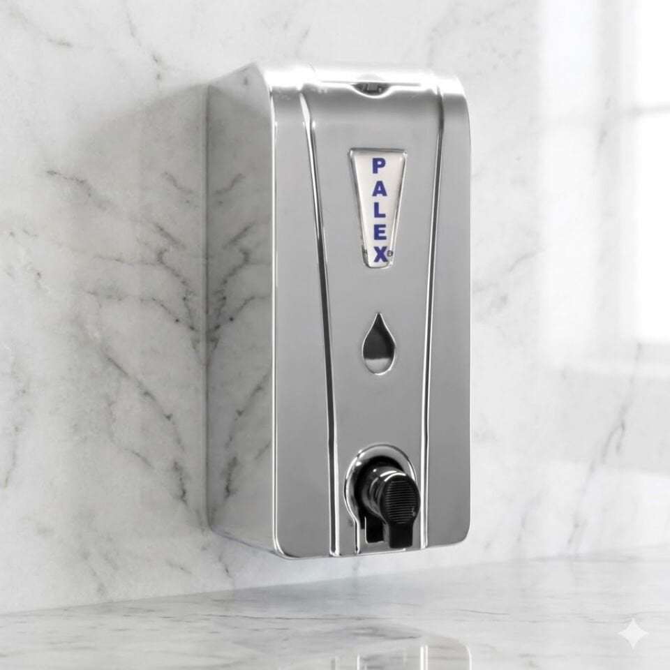 Kartuşlu Köpük Sabun Dispenseri 1000 Cc Krom Kaplama