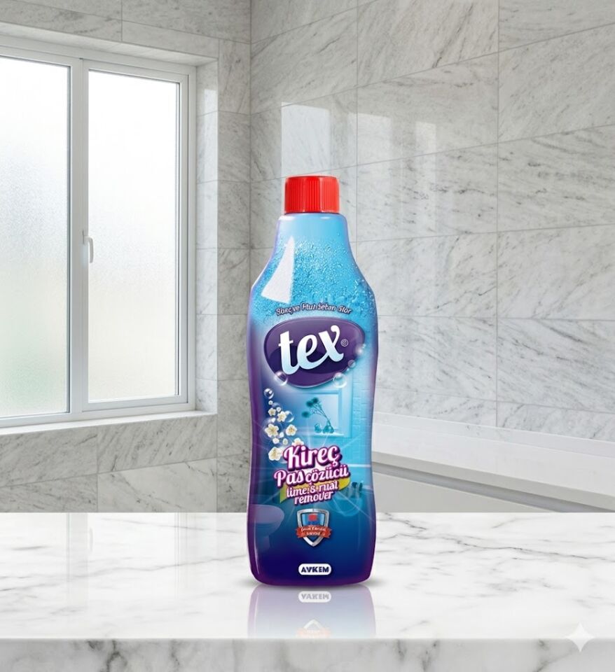 Tex Kireç Çözücü Mavi Şişe 1000 Gr