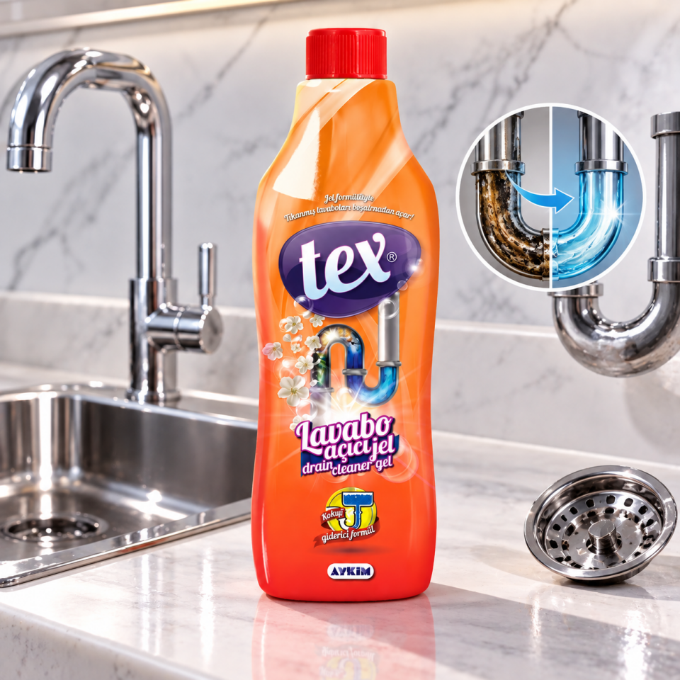 Tex Sıvı Lavabo Açıcı 1000 Gr