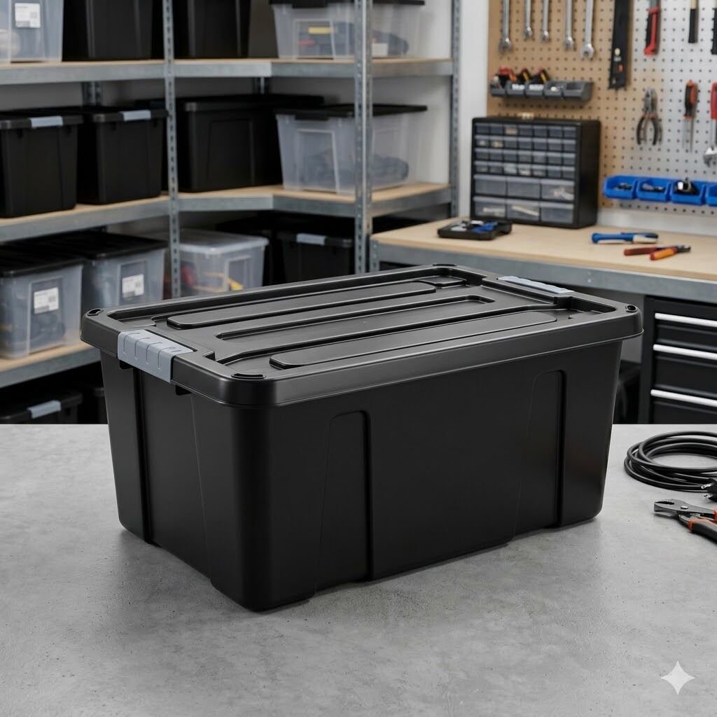 Çok Amaçlı Saklama Kutusu 30 Lt Siyah