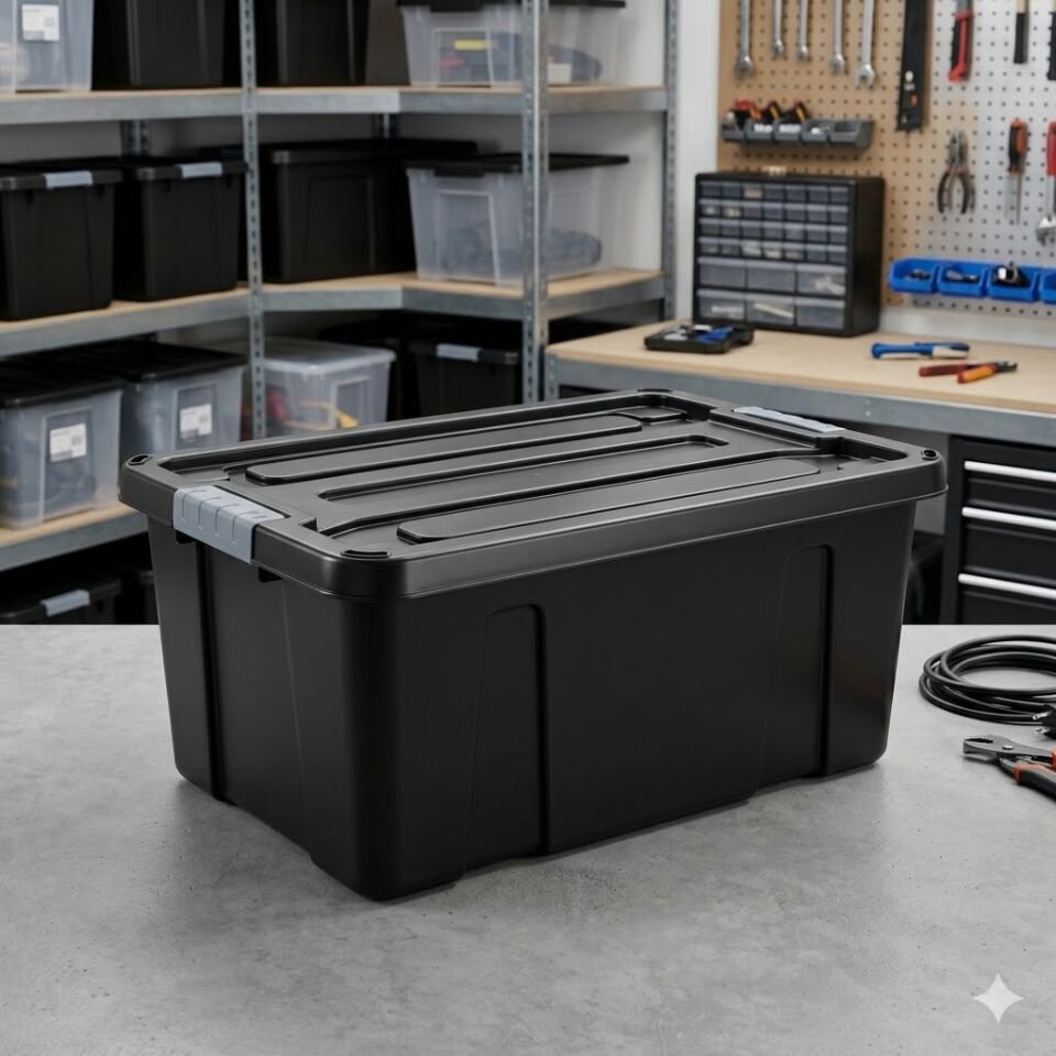 Çok Amaçlı Saklama Kutusu 30 Lt Siyah