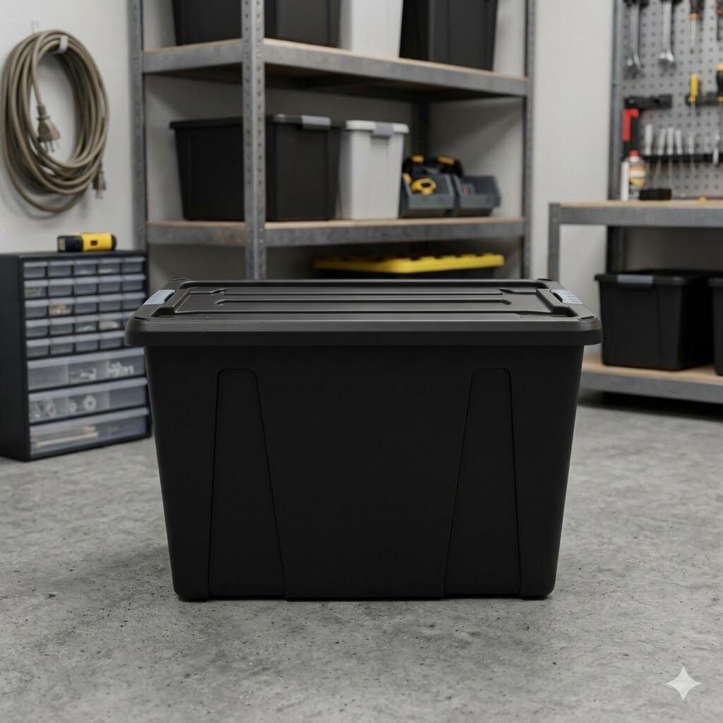 Çok Amaçlı Saklama Kutusu 42 Lt Siyah
