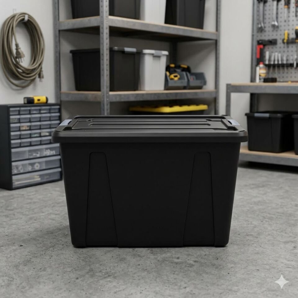 Çok Amaçlı Saklama Kutusu 42 Lt Siyah