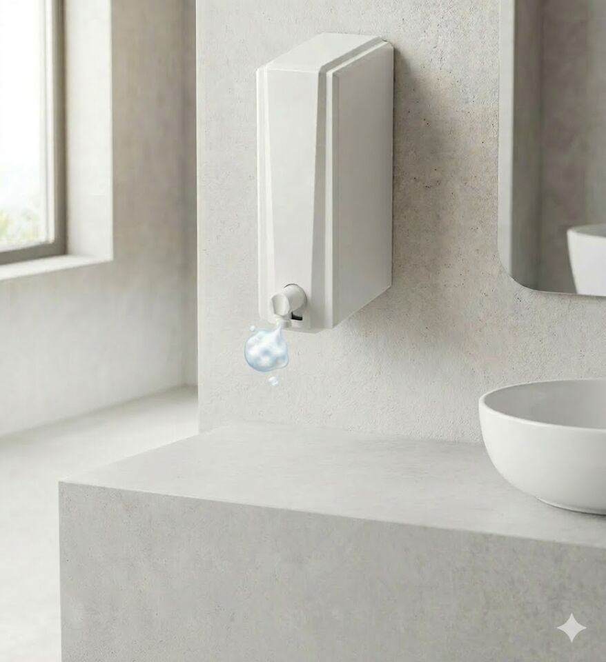 Kartuşlu Köpük Sabun Dispenseri 500 Cc Beyaz