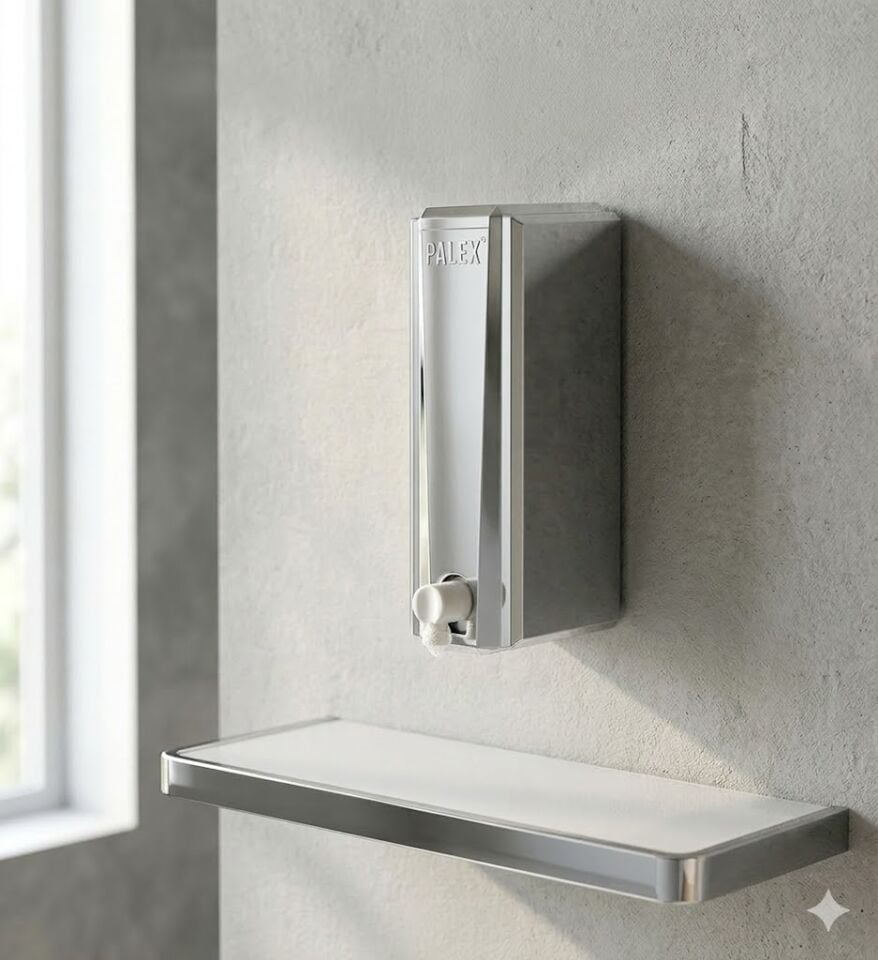 Kartuşlu Köpük Sabun Dispenseri 500 Cc Krom Kaplama