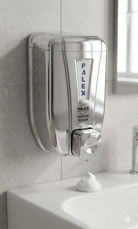 Standart Köpük Sabun Dispenseri 500 Cc Krom Kaplama