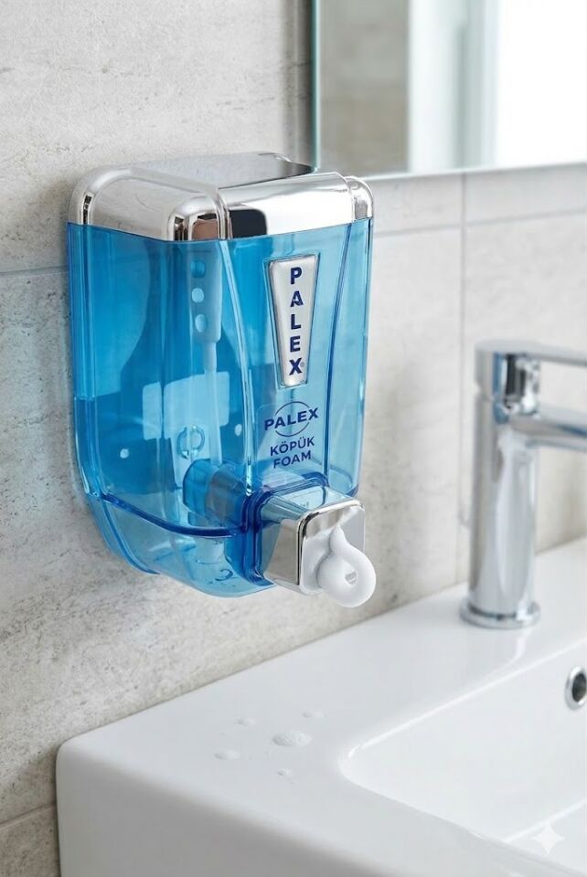 Standart Köpük Sabun Dispenseri 500 Cc Şeffaf Krom