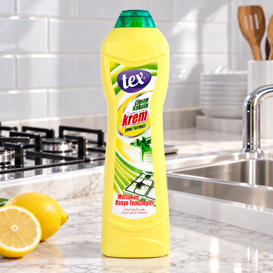 Tex Mineralli Sıvı Krem (Limonlu) 750 Gr