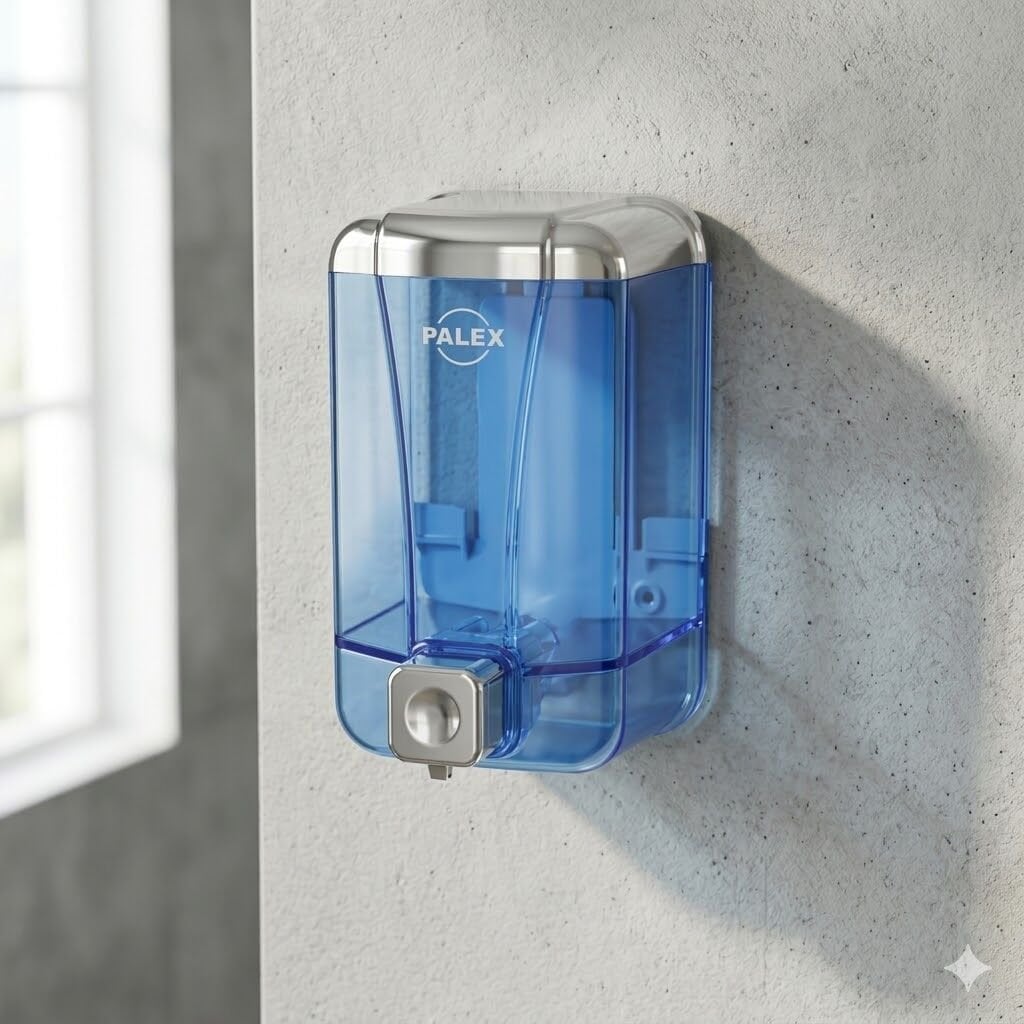 Sıvı Sabun Dispenseri 500 Cc Şeffaf Mavi