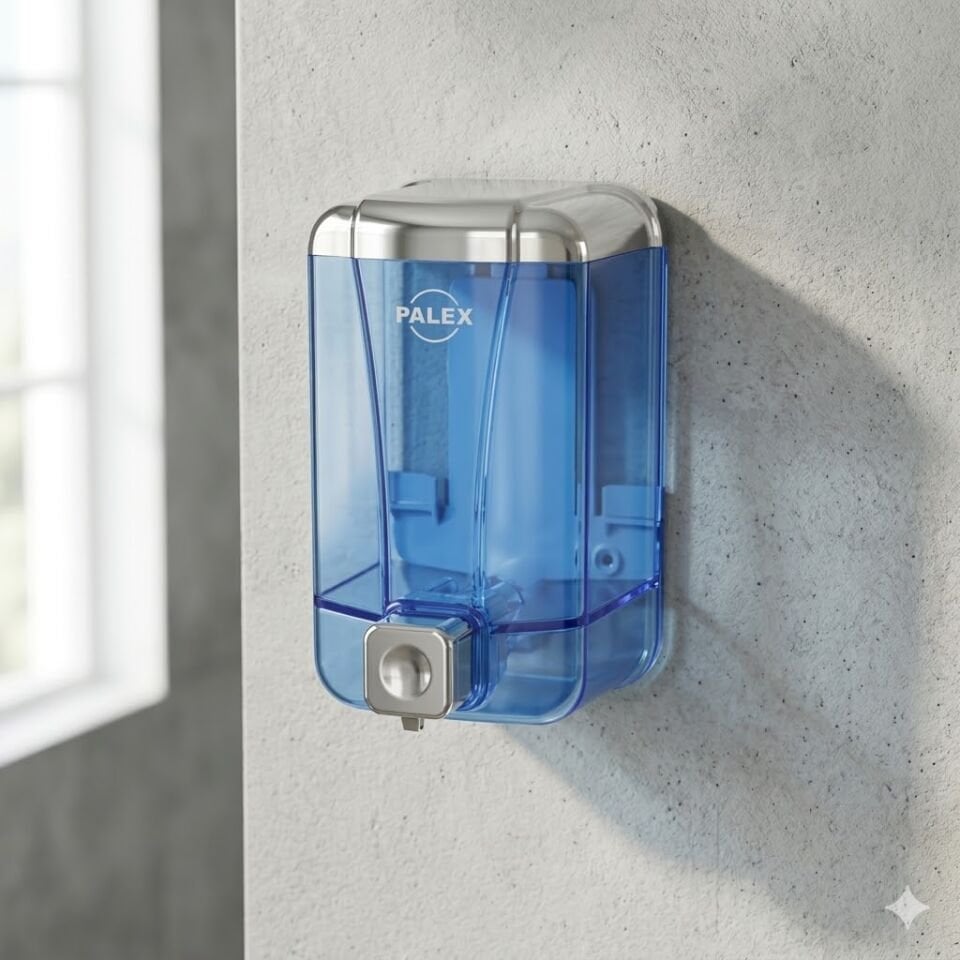 Sıvı Sabun Dispenseri 500 Cc Şeffaf Mavi