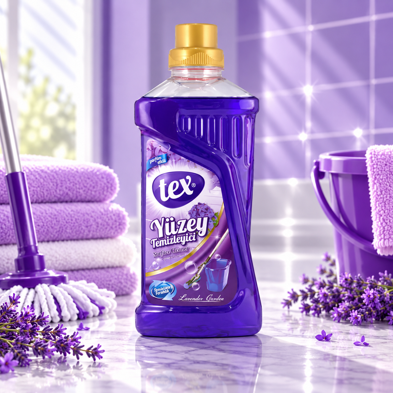 Tex Genel Yüzey Temizleyici (Mor) 1 Kg