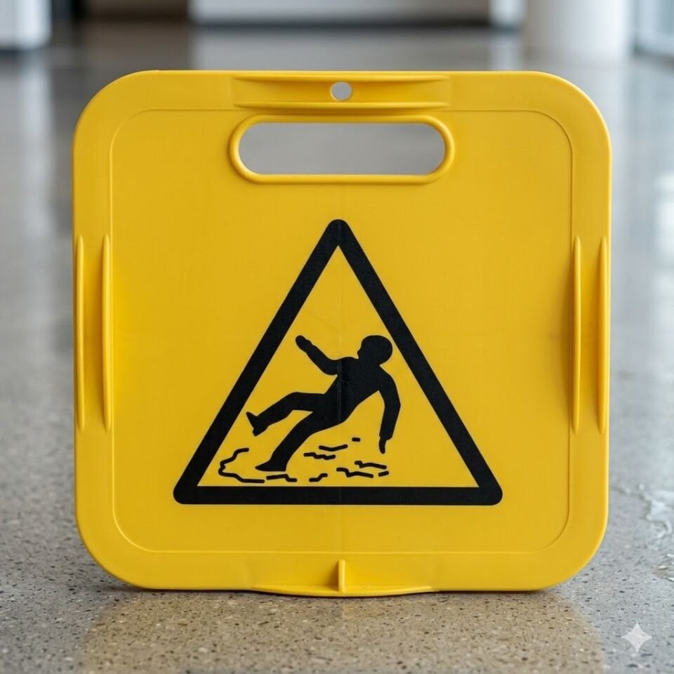 Dubalı Uyarı Levhası Başlık 26X26 Cm
 ''Temizlik Var & Kaygan Zemin'' 232 Gr