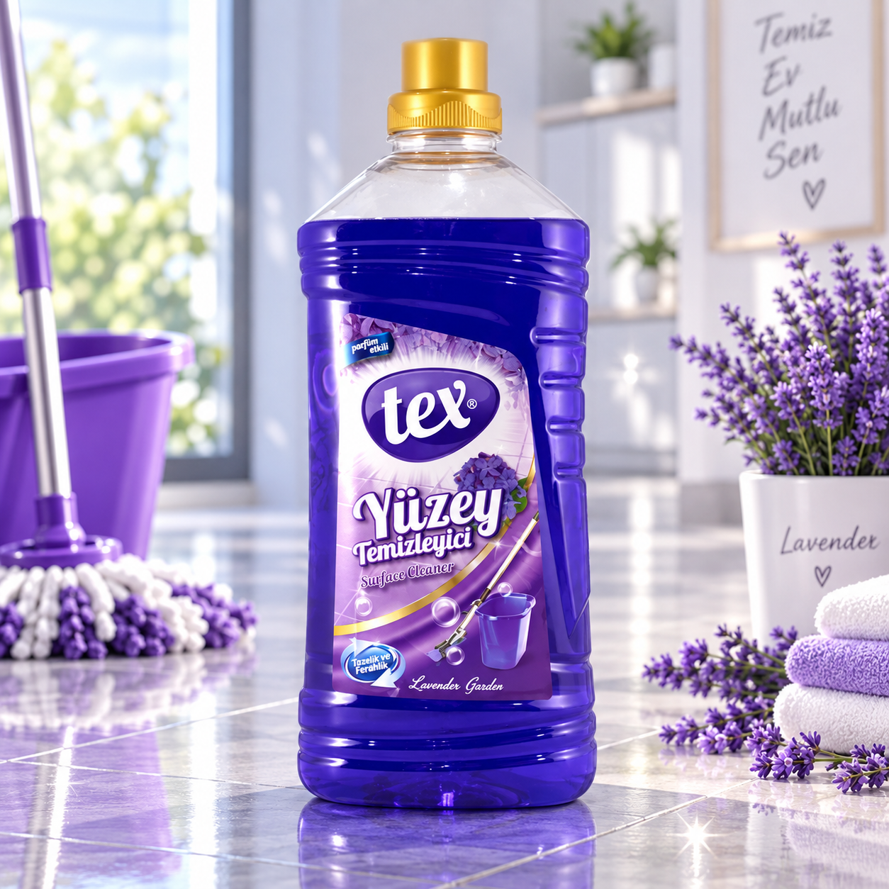 Tex Fresh Genel Yüzey Temizleyici (Mor) 2.5Kg