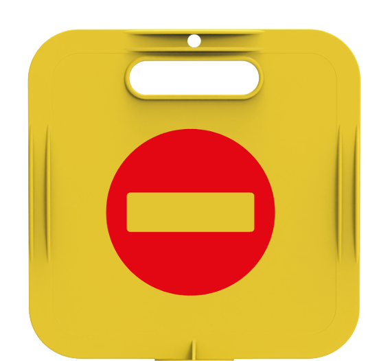 Dubalı Uyarı Levhası Başlık 26X26 Cm ''Girilmez'' 232 Gr