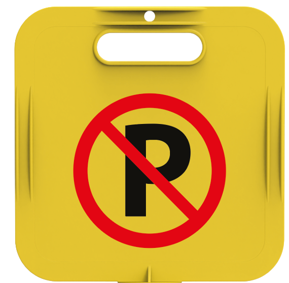 DUBALI UYARI LEVHASI BAŞLIK 26x26 CM ''PARK YAPILMAZ'' 232 GR