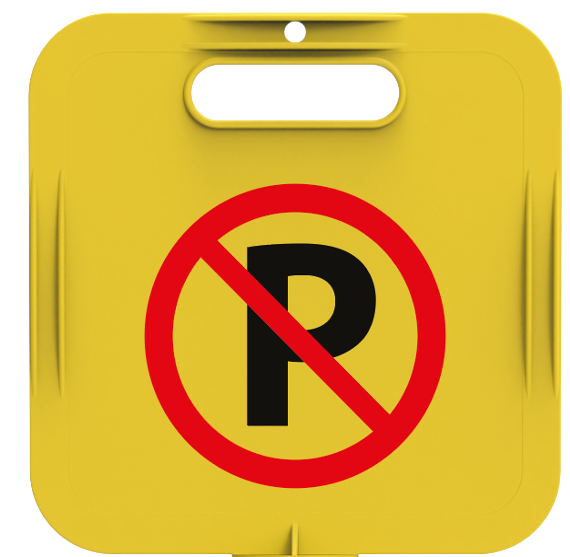 Dubalı Uyarı Levhası Başlık 26X26 Cm ''Park Yapılmaz'' 232 Gr