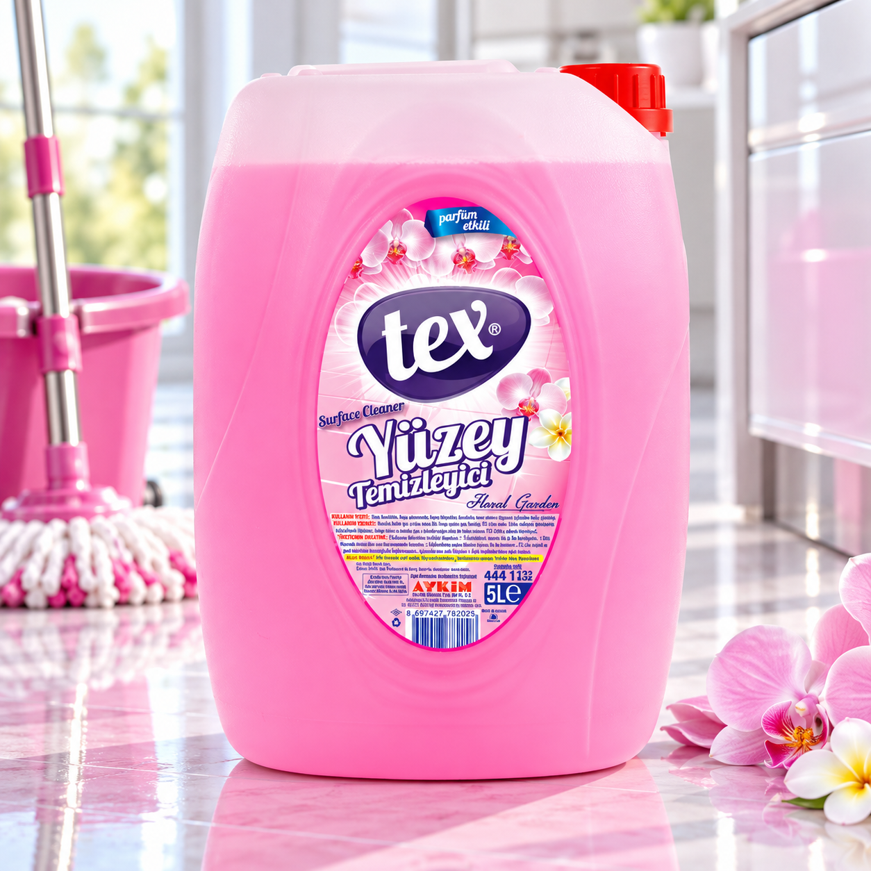 Tex Genel Yüzey Temizleyici Pembe 5 Kg